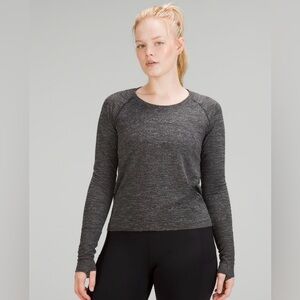 Lululemon swiftly tech long sleeve 2.0 - wee are from space graphite gray